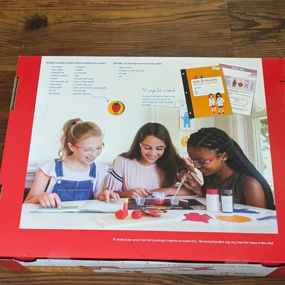 Yellow Scope DNA & Traits Kit NIB